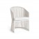 Chaise de Repas Tibidabo Structure Blanche Cordage Blanc Varaschin Jardinchic