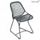 Chaise Sixties Gris Orage / Tressage Carbone Fermob Jardinchic