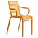 Stapelstuhl mit Armlehnen PIP - e Orange Driade JardinChic