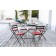 Table Bistro 117 x 77cm avec Chaises Métal Bistro - Claire Kurt pour Fermob Jardinchic