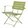 Chauffeuse Pliable Lounge Arc en Ciel vert Emu JardinChic