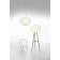 Collection Babà Suspension Babà, Lampadaire Babà Piétement Hêtre Naturel et Lampadaire Babà Small Piétement Hêtre Naturel Serralunga Jardinchic