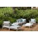 Salon de jardin Rivage Blanc Coton Vlaemynck Jardinchic