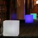Lampe installieren, Cube blau weiß türkis Smart und Green JardinChic