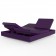 Daybed Vela 4 Dossiers Inclinables Prune Vondom Jardinchic