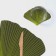 Set von 6 Untersetzer-Ginko-Tischset Grün Kunst Erde JardinChic