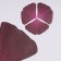 Set von 6 Untersetzer-Ginko-Platzdeckchen lila Art Erde JardinChic