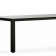 Détail Table Repas Machar Pieds Alu Plateau HPL Noir Oasiq Jardinchic 