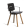 Fauteuil de Repas Coco Noir Profil Oasiq Jardinchic