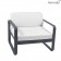 Fauteuil Bellevie Coussins Blanc Grisé Carbone Fermob Jardinchic