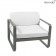 Fauteuil Bellevie Coussins Blanc Grisé Romarin Fermob Jardinchic