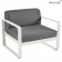 Fauteuil Bellevie Coussins Gris Graphite / Gris Argile Fermob Jardinchic