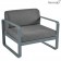 Fauteuil Bellevie Coussins Gris Graphite / Gris Orage Fermob Jardinchic