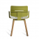 Fauteuil de Repas Coco Vert Olive Dos Oasiq Jardinchic