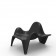 fauteuil-noir-f3-vondom-jardinchic