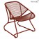 Fauteuil Sixties Ocre Rouge / Tressage Ocre Rouge Fermob Jardinchic