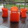 Fauteuils Sliced Chair Qui Est Paul ? Fauteuils Sliced Chair et Fauteuils Translation Orange Qui Est Paul ? JardinChic