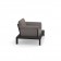 Fauteuil Tami Structure Noir Tissu Gris Emu Jardinchic