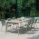 Table Extensible & Fauteuils Kira Emu JardinChic