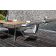 Fauteuils de Repas Sandur Cordage Taupe Structure Inox avec Table Reef Oasiq Jardinchic 