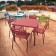 Quadratischer Tisch Star 90 cm Emu JardinChic