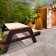 Tisch & Bank Picknick-Profil DeCastelli JardinChic