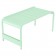 Grande Table Basse / Banc Luxembourg Vert Opaline Fermob Jardinchic