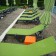Hocker Kube Orange Terrasse Euro3Plast JardinChic