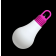 Lampe LaDina Fuchsia Ares Jardinchic