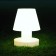Lampe Portable avec Batterie Rechargeable H56cm Blanc Bloom! Jardinchic