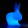 Lampe à batterie Rabbit Lamp - LED variation bleu Qeeboo Jardinchic