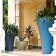 Topf Ming Extra hoch blau Serralunga JardinChic