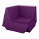 Canapé Modulable Rest - Module d'Angle Prune Vondom Jardinchic