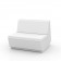 Canapé Modulable Rest - Module Central Blanc Vondom Jardinchic