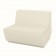 Canapé Modulable Rest - Module Central Ecru Vondom Jardinchic