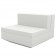 Canapé Modulable Vela - Module Central Blanc Vondom Jardinchic