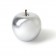  Apple in Keramik brillante Polyresin lackiert anthrazit jardinchic
