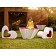 Pot Agatha avec Chaises Agatha Vondom Jardinchic : attention, version laquée bicolore sur demande