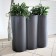 Pot Hebe 70 Anthracite + Pot Addpot 70 Anthracite (vendu séparément) Pdconcept Jardinchic