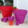 Pot Big Bo Fuchsia red Serralunga JardinChic