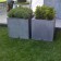 Topf Zink Cube Garten Domani JardinChic