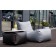 Pouf Softbox Premium Black avec plateau d'appoint et Pouf Lounge Premium Grey vendus séparément Pusku Pusku Jardinchic