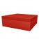 Pouf Quadrat 120 Rouge Vondom Jardinchic