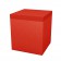 Pouf Quadrat 40x40x45cm Rouge Vondom Jardinchic