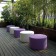 Hocker Pouf Wasser Terrasse Jaquio JardinChic