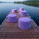 Wasser Pouf Hocker Jaquio JardinChic