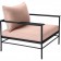 Fauteuil Rivage Basalte Toile Teint Masse Quartz Vlaemynck Jardinchic