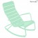 Rocking-Chair Luxembourg Vert Opaline Fermob Jardinchic