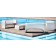2 Sofas, Groove, Groove und Groove weiß 21st LIVING ART JardinChic Couchtisch Sessel