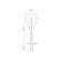 Lampe Liquid Light Drop Schema weiter JardinChic